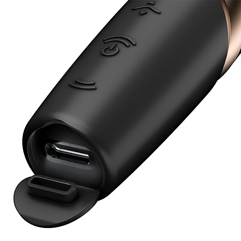 Satisfyer Perfect Kiss Mini Air Wave Clitoral Massager - Clit Ticklers and Pulsators