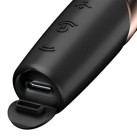 Satisfyer Perfect Kiss Mini Air Wave Clitoral Massager - Clit Ticklers and Pulsators