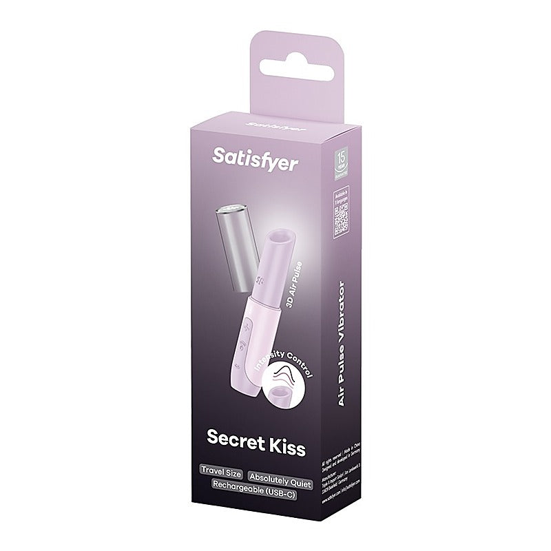Satisfyer Secret Kiss Air Wave Multi Function Clitoral Vibrator - Clit Ticklers and Pulsators