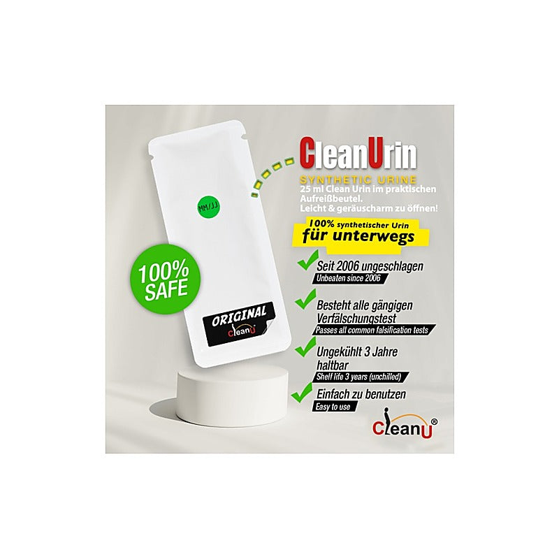 Professional CleanUrin Sachet 25ml by CleanU - Dental and Clinical