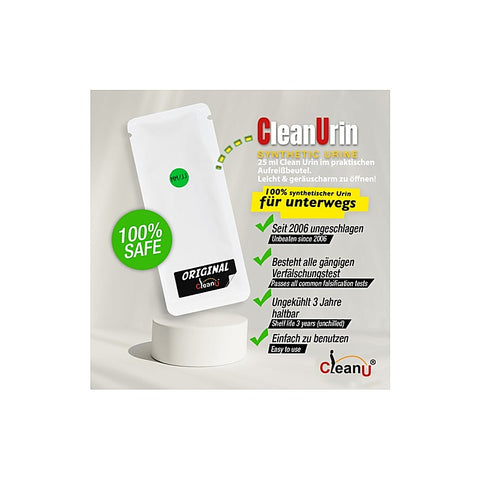 Professional CleanUrin Sachet 25ml by CleanU - Dental and Clinical