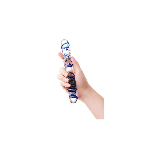 Sexus Glass Duo Dual Ended Glass Dong by ToyFa - Glass Sex Toys