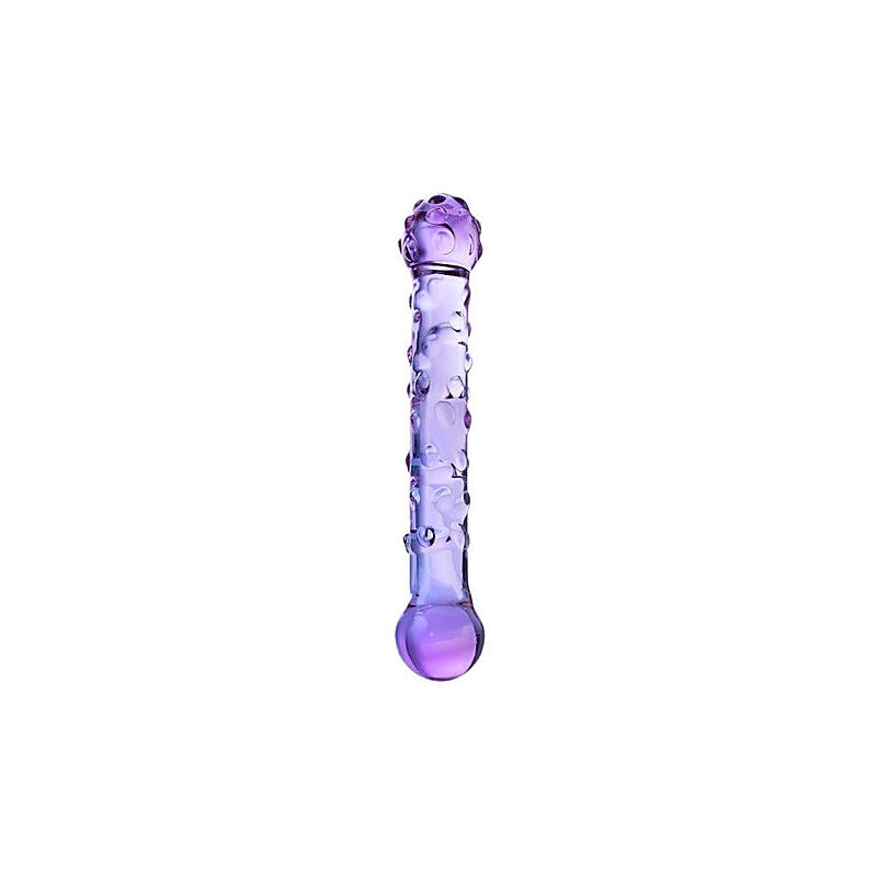 Sexus Dual Ender Glass Dildo Duo 19.6cm Pink - Glass Sex Toys