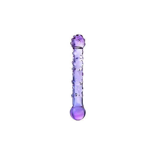Sexus Dual Ender Glass Dildo Duo 19.6cm Pink - Glass Sex Toys