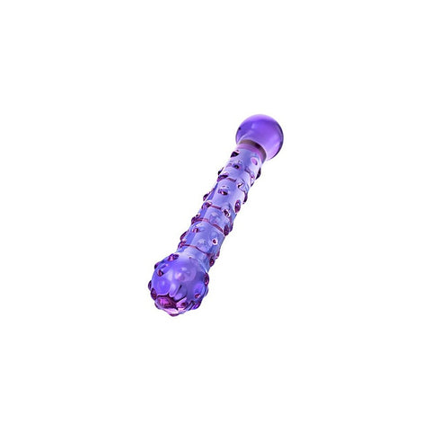 Sexus Dual Ender Glass Dildo Duo 19.6cm Pink - Glass Sex Toys