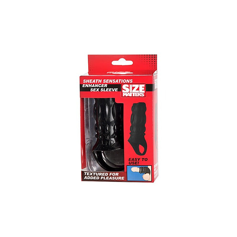 Size Matters Cock Sheath Sensations Enhancer by XR Brands - Penis Sleeves and Extenders
