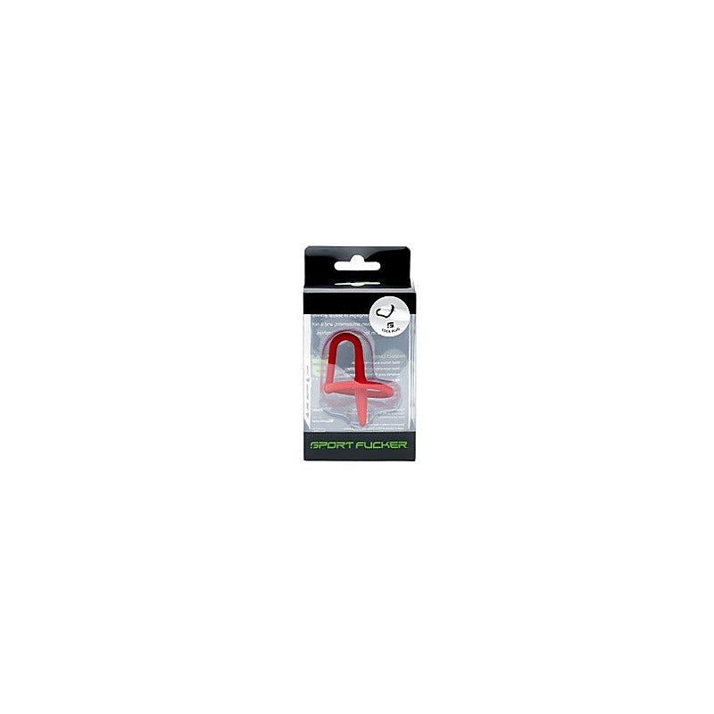 Silicone Cock Plug Red by Sport Fucker - Penis Plugs