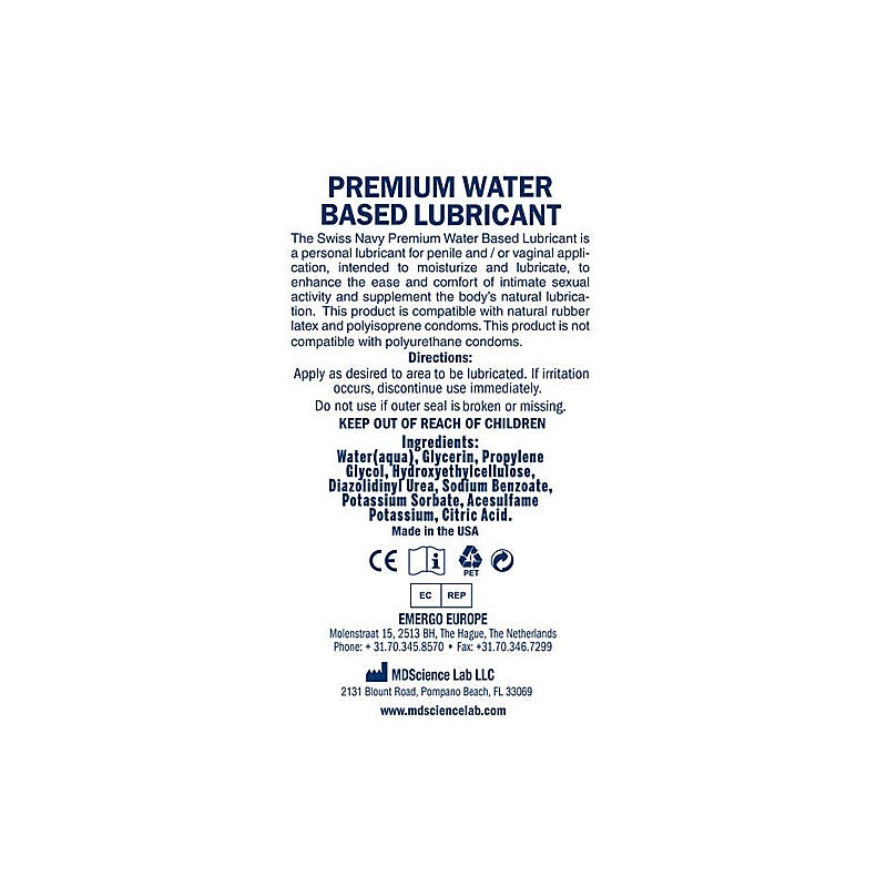 Swiss Navy Sensual Water Based Arousal Gel by Swiss Navy - Water Based Lubes