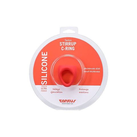 Tantus Stirrup Stretchy Mens Silicone Cock Ring - Stretchy Cock Rings