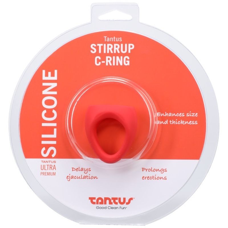 Stirrup Stretchy Silicone Cock Ring by Tantus - Stretchy Cock Rings