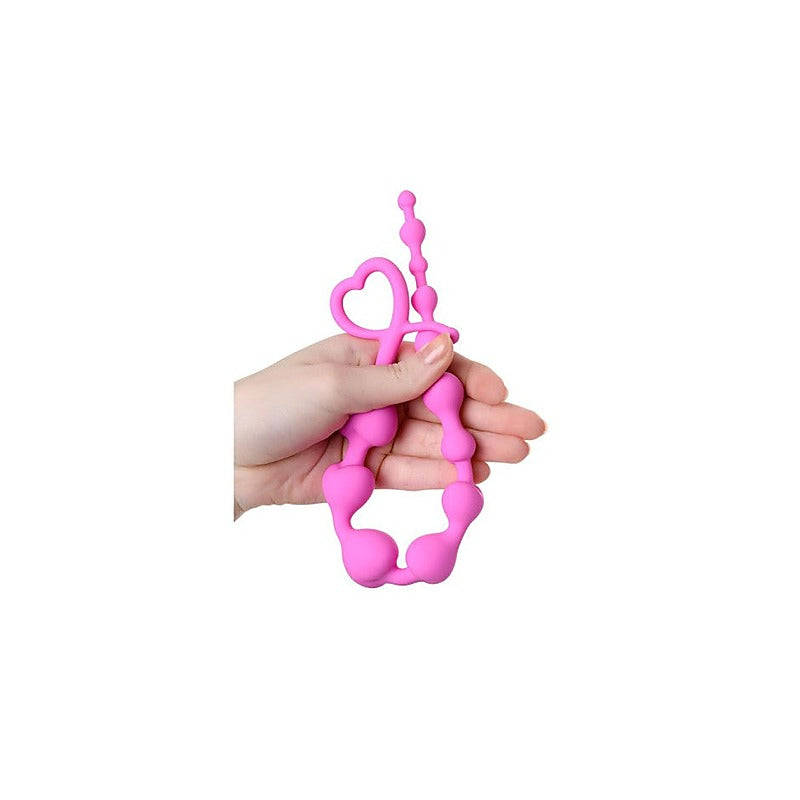 Premium Sweety Long Silicone Anal Chain by ToDo - Anal Beads and Balls