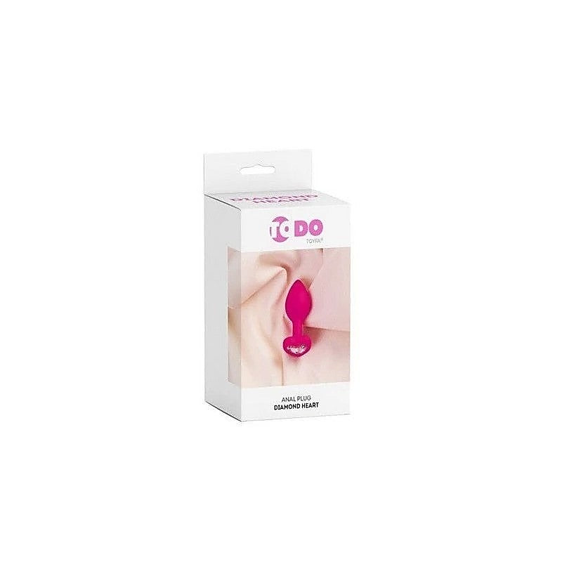 Diamond Heart Silicone Anal Plug by ToDo - Butt Plugs