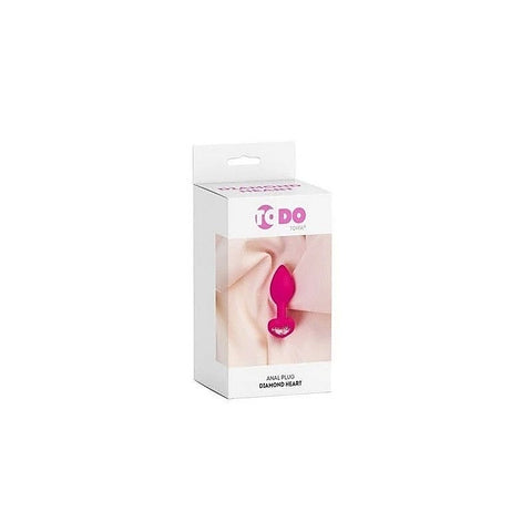 Diamond Heart Silicone Anal Plug by ToDo - Butt Plugs