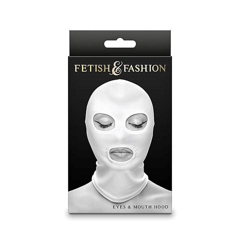 Premium Eyes & Mouth Hood by NS Novelties - Bondage Hoods