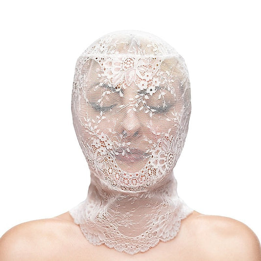 Sensual Lace Hood for Intimate Exploration - Bondage Hoods