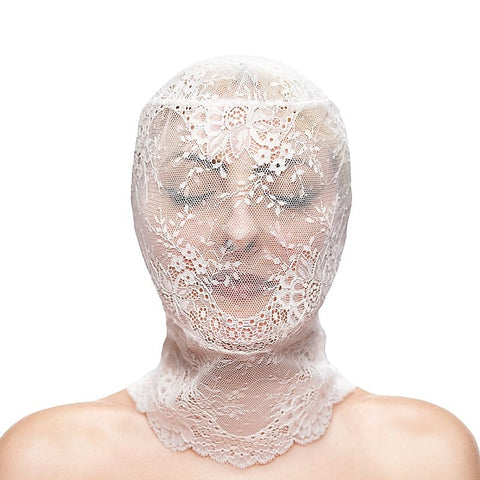 Premium Sensual Lace Hood by NS Novelties - Bondage Hoods