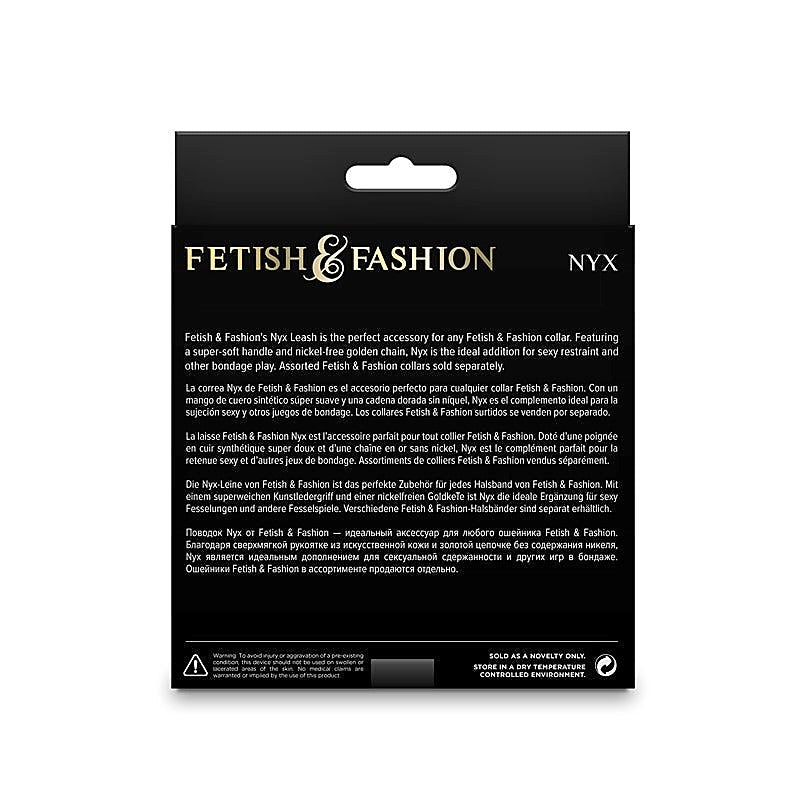 Fetish & Fashion Nyx Leash by NS Novelties - Collars and Leads