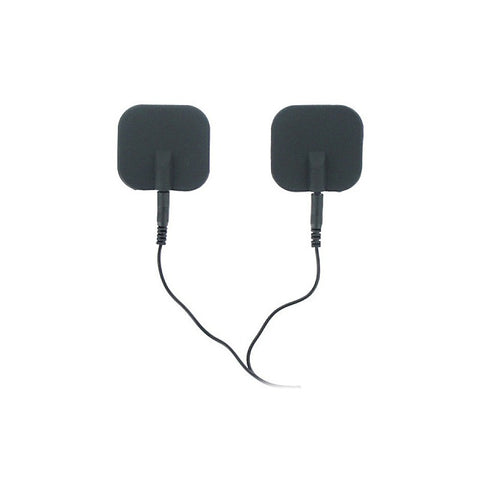 Zeus Deluxe Black Electro Pads by XR Brands - Electro Sex