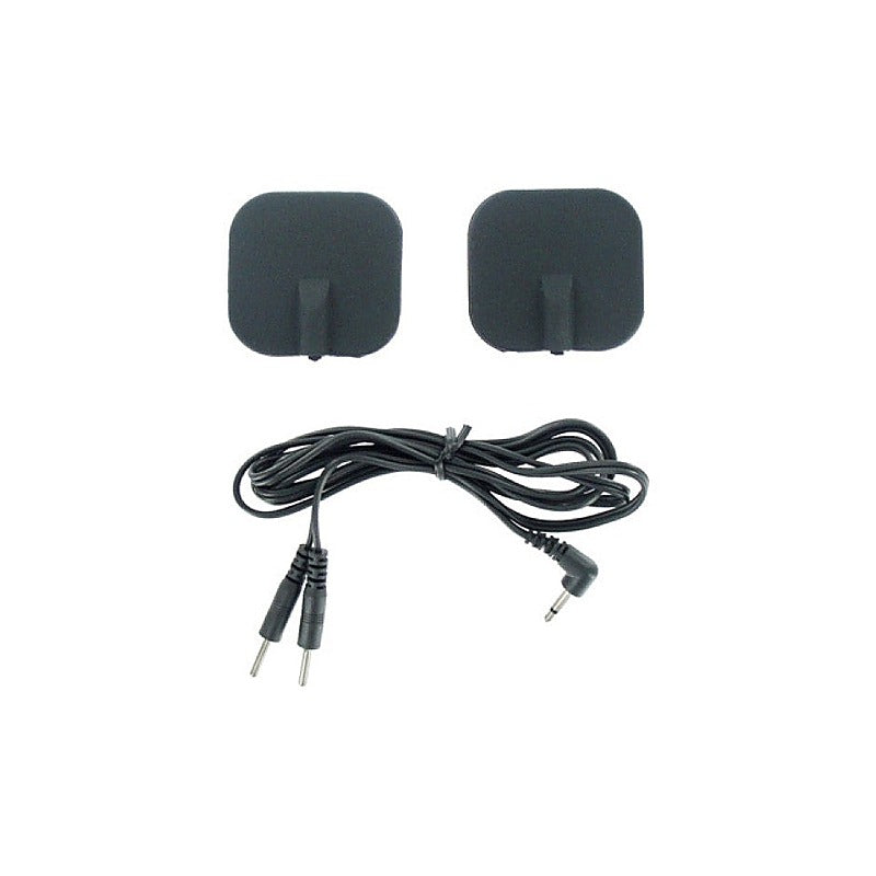 Zeus Deluxe Black Electro Pads by XR Brands - Electro Sex