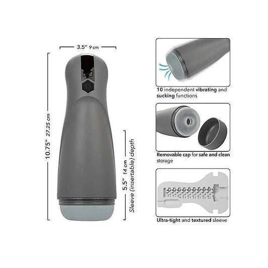 California Exotics Milk Master Automatic Milker Rechargeable Male Masturbator - Masturbators and Strokers