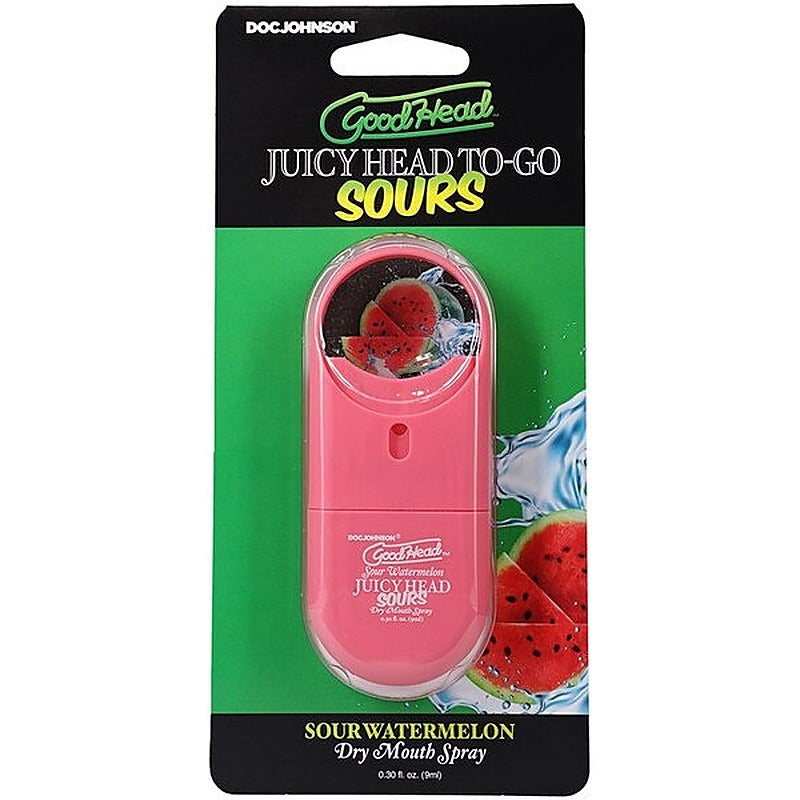 GoodHead Juicy Head Dry Mouth Spray To-Go by Doc Johnson - Delay and Excite Sprays