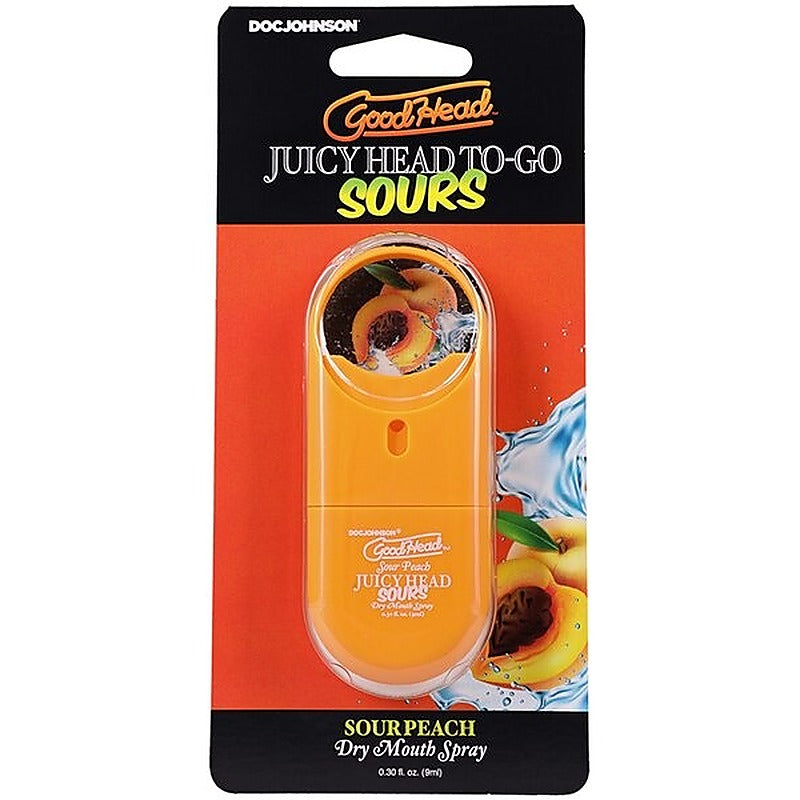 GoodHead Juicy Head Dry Mouth Spray To-Go by Doc Johnson - Delay and Excite Sprays