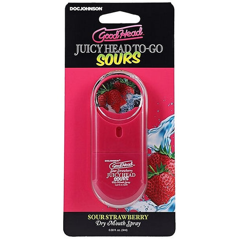 GoodHead Juicy Head Dry Mouth Spray To-Go by Doc Johnson - Delay and Excite Sprays