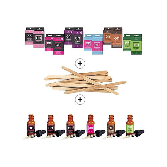 Sensuva On Arousal Oil 12 Piece Assorted Massage Oils Refill Kit - Massage Oils and Lubricants