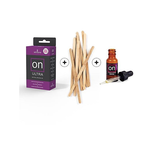 Sensuva On Ultra Arousal Massage Oil 5ml Medium Box 12 Piece Refill Kit - Massage Oils and Lubricants