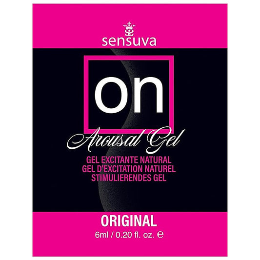 Sensuva On Original Arousal Massage Gel 6ml Single Use Packet - Massage Oils and Lubricants