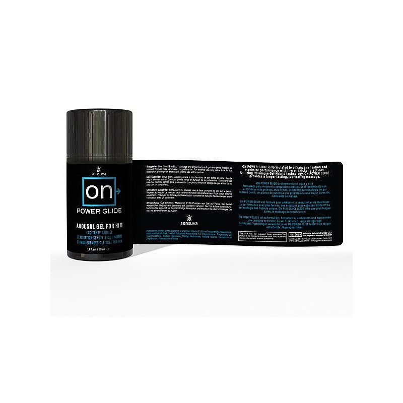 Power Glide Arousal Gel For Him by Sensuva On - Delay and Excite Sprays