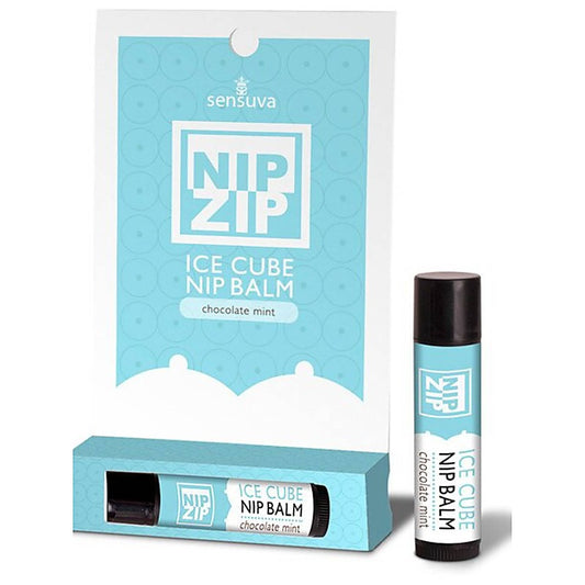 Sensuva On Nip Zip Ice Cube All Natural Nipple Balm - Delay and Excite Sprays