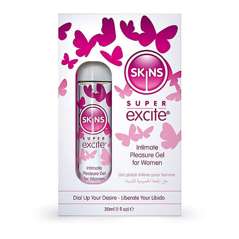 Super Excite Clitoral Stimulation Gel by Skins Touch - Delay and Excite Sprays