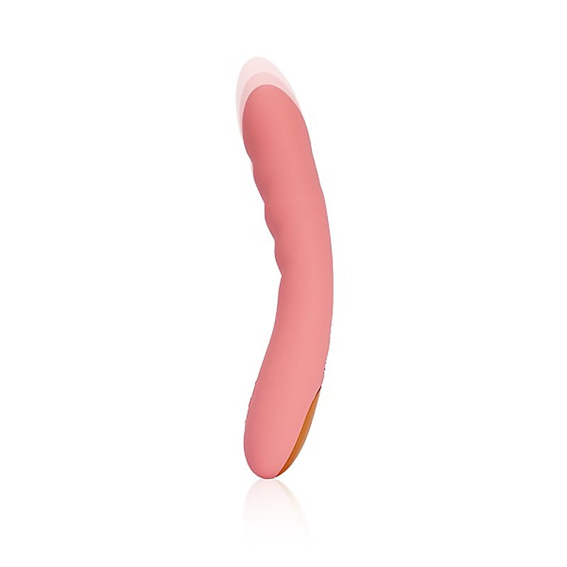 Svakom Ava Neo Interactive Thrusting G Spot Vibrator Peach - G-Spot Vibrators