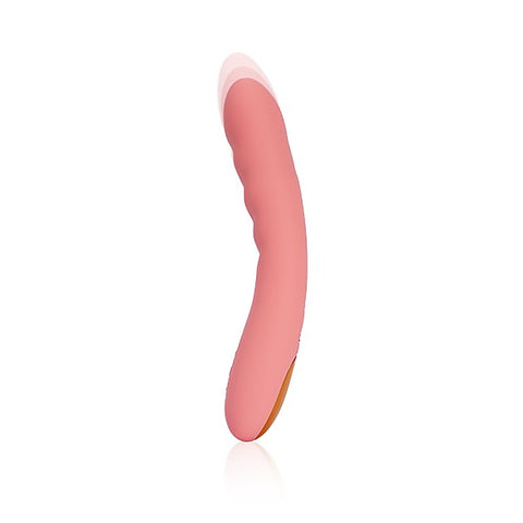 Svakom Ava Neo Interactive Thrusting G Spot Vibrator Peach - G-Spot Vibrators