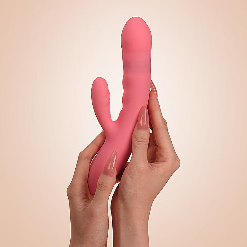 Svakom Avery Multi Function Rabbit Vibrator Strawberry Pink - Rabbit Vibrators
