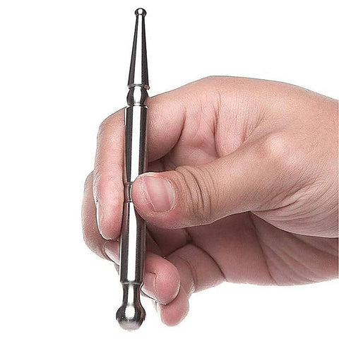 BDStyle Stainless Steel Double Down Penis Plug