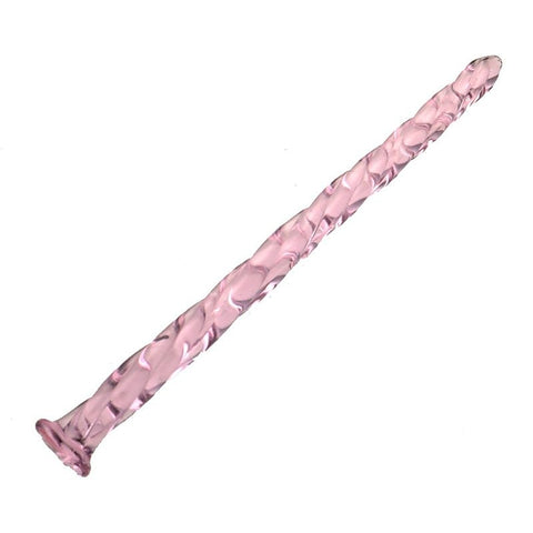 BDStyle Pink Glass Threaded Mens Urethral Plug Set - Urethral Sounds