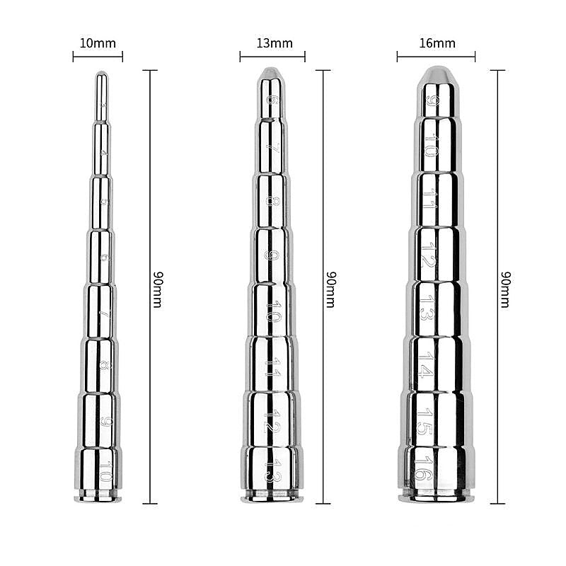 BDStyle Male Urethral Bougie Measuring Device With Ring - Urethral Sounds