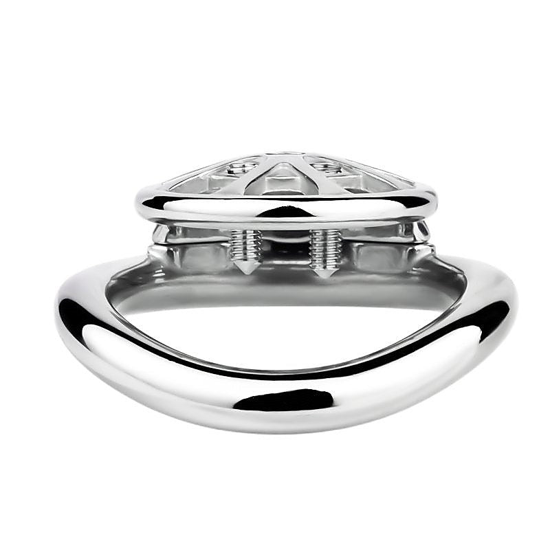 Spike Metal Mens Chastity Cage by BDStyle - Male Chastity