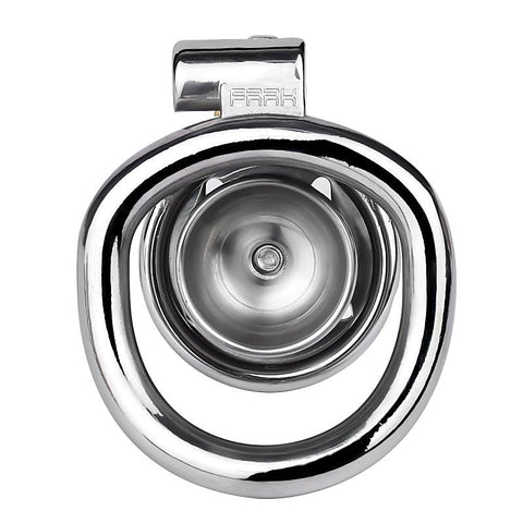 M Flat Metal Male Chastity Device Inverted by BDStyle - Male Chastity