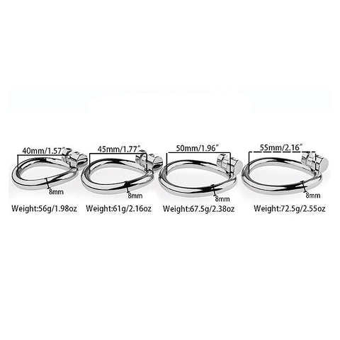 Petal Metal Male Chastity Cage by BDStyle - Male Chastity