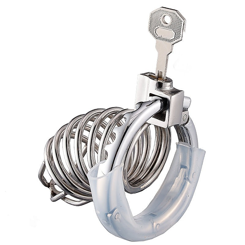 Beginner Cage Adjustable Bird Metal Cock Cage by BDStyle - Male Chastity