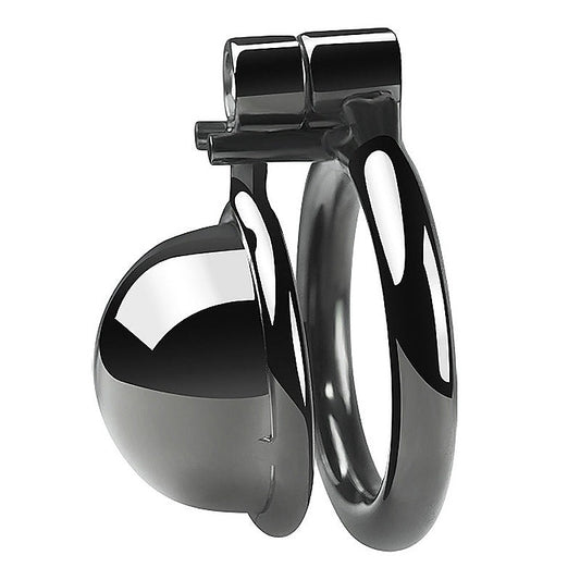 BDStyle CB Chastity Lock Cock Cage Black - Male Chastity