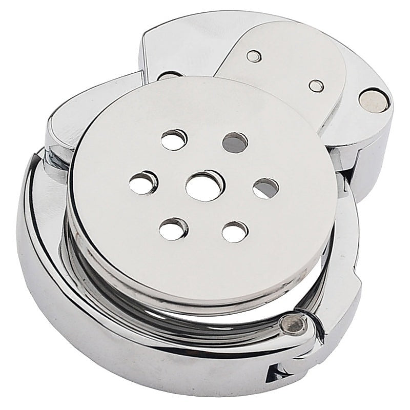 Lid Male Chastity Cock Cage With Adjustable Ring by BDStyle - Male Chastity