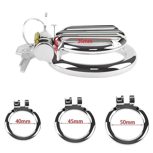 BDStyle Plate Cage Male Chastity Device Small - Male Chastity