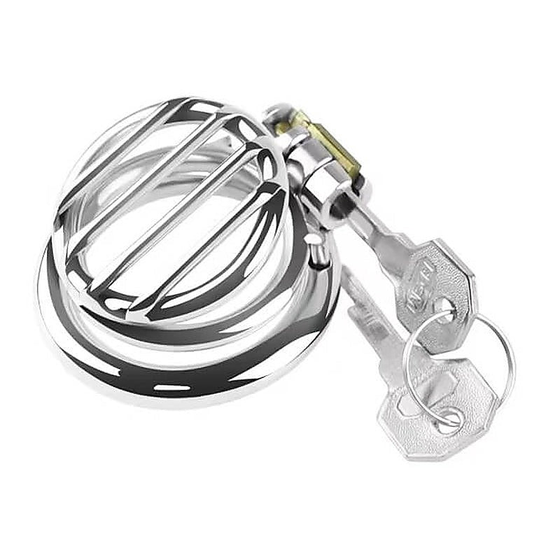 Plate Cage Mens Chastity Device Medium by BDStyle - Male Chastity