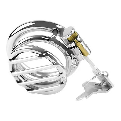 Plate Cage Mens Chastity Device Medium by BDStyle - Male Chastity