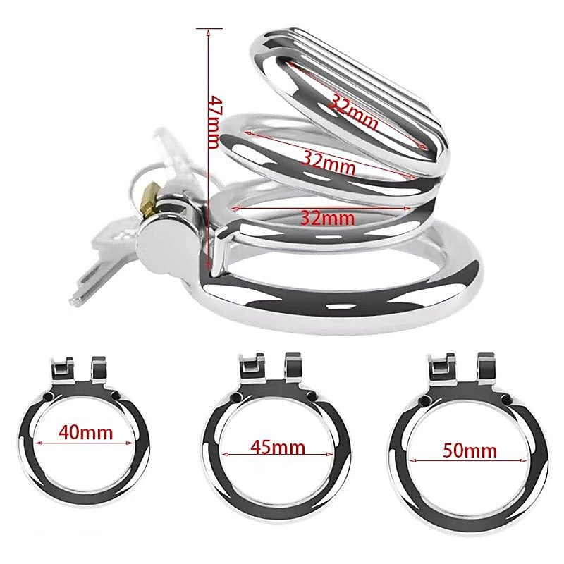 Plate Cage Male Chastity Device Large by BDStyle - Male Chastity