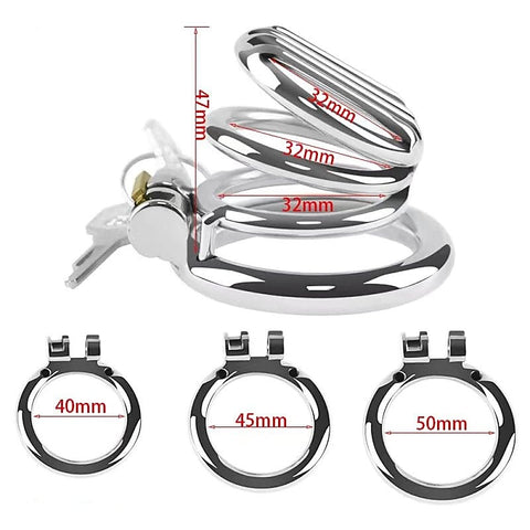 Plate Cage Male Chastity Device Large by BDStyle - Male Chastity
